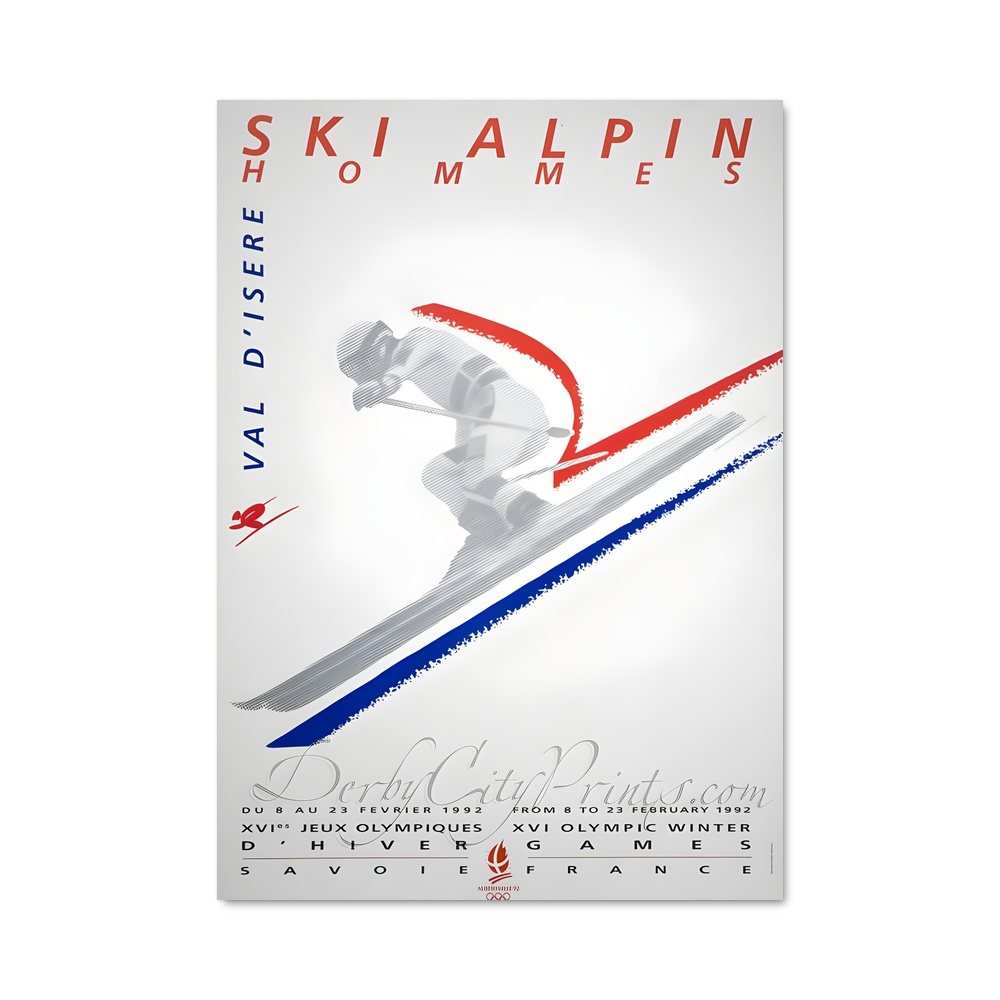 Poster Ski Extrême Albertville 1992